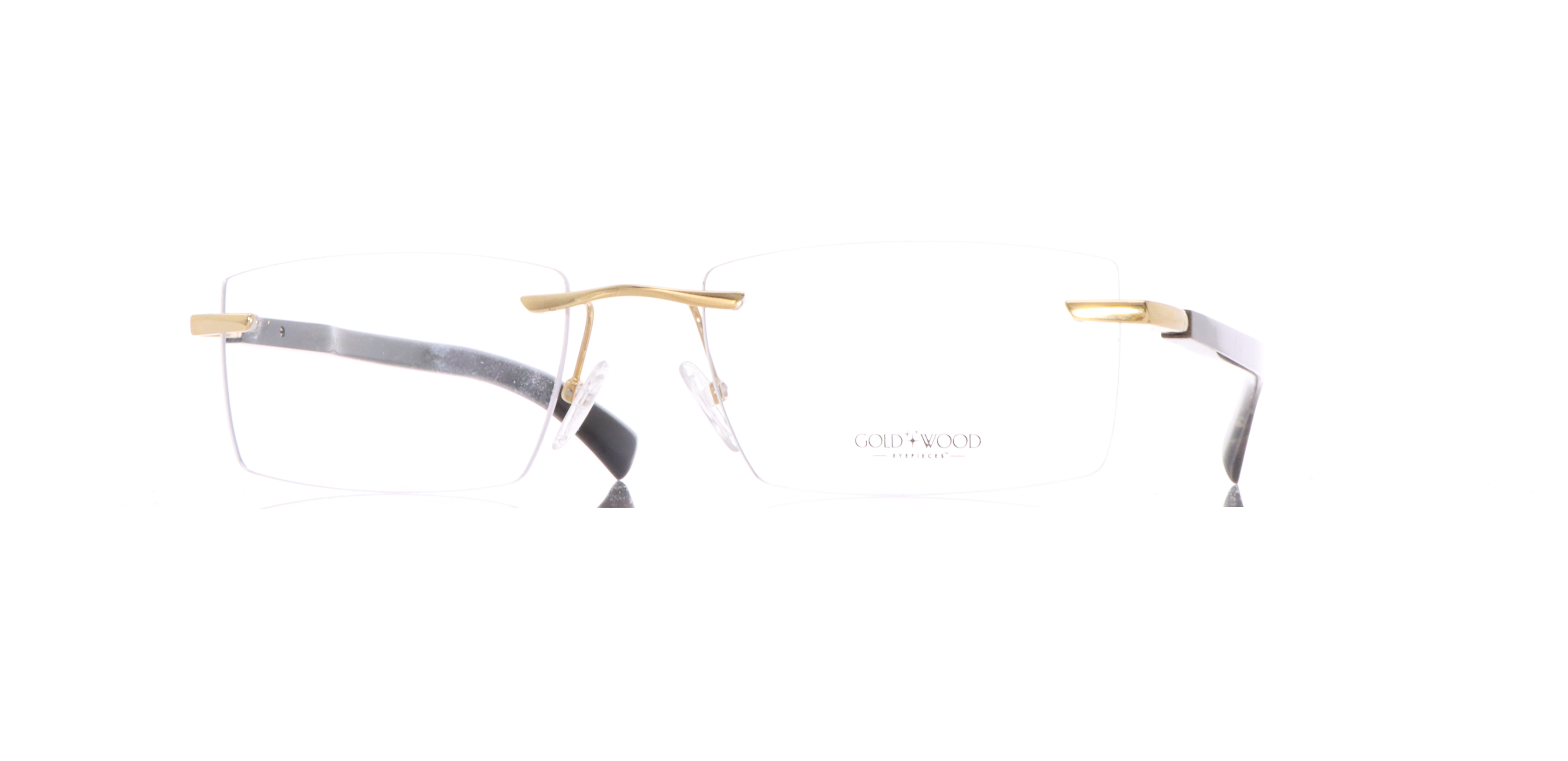 Gold hot sale wood glasses
